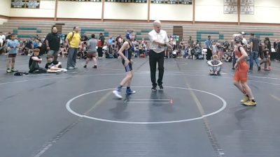 76 lbs Quarterfinal - Parker Lewis, Henlopen Hammers / Team Blue He vs Gavin Arnold, Unattached