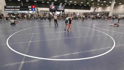 125 lbs Semis - Makaleigh Hahn, Thoroughbred Wrestling Academy vs Carleigh Clark, BullTrained Wrestling