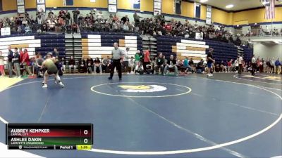 100 lbs. Champ. Round 2 - Aubrey Kempker, Capital City vs Ashlee Dakin, Lafayette (Wildwood)