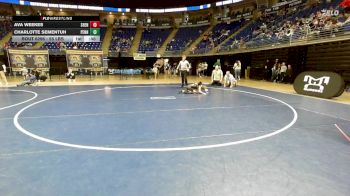 55 lbs Semifinal - Ava Weekes, Shenandoah Valley vs Charlotte Sementuh, Penn-Trafford