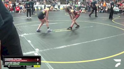 96 lbs Cons. Round 4 - Cassidee Patton, Michigan Center Young Cardinals vs Sawyer Kelley, Magi Youth Wrestling