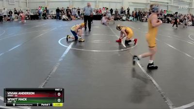 88 lbs Round 1 (8 Team) - Vivian Anderson, SHWA vs Wyatt Mack, OMP