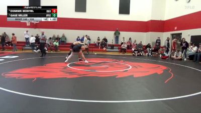 138 lbs Cons. Semi - Dominik Montiel, Union, LaPorte City vs Gage Miller, AP-GC