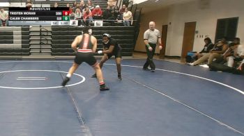 157 lbs Quarters & 1st Wb (16 Team) - Caleb Chambers, Glenn Hills vs Tristen Moran, Sonoraville