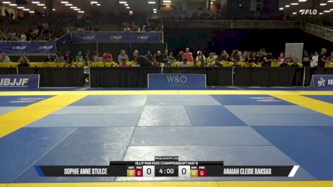 Anaiah Cleide Baksas vs Sophie Anne Stulce 2026 Pan Kids Jiu-Jitsu IBJJF Championship