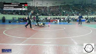 72 lbs Quarterfinal - Heston Klinglesmith, Perry vs Kaycen Lillich, Jay Junior High