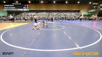 61 lbs Quarterfinal - Gunner Kelly, Team Aggression vs Adlan Afaunov, EGWA