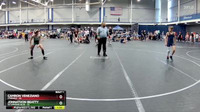 96 lbs Round 1 (4 Team) - Camron Veneziano, CTWHALE vs Johnathon Beatty, U2 Uprising Blue