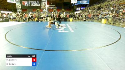 138 lbs Cons 16 #1 - Matthew Dailey, PA vs Cooper Corder, IL