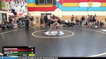 138 lbs Champ. Round 1 - William Roybal, Valley vs Kolby Williams, Cheyenne East