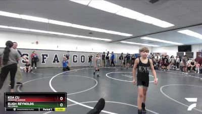 78 lbs 1st Place Match - Eligh Reynolds, Millennia vs Koa Cu, Monster Garage