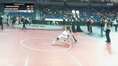 150 lbs Round Of 32 - Nicholas Genin, Newton South vs Matthew Morin, Canton