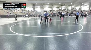 40 lbs Cons. Round 3 - Matthew Foster, Bradford Wrestling vs Travis Neblett 2nd, Fairview Jackets Youth Wrestling