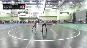 175 lbs Quarterfinal - Brian Perez, CARSON vs Malek Clark, BELMONT
