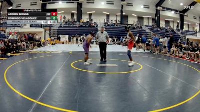 144 lbs Round 1 (16 Team) - Domingo Velasquez, Gilmer County vs Adonis Shiggs, Jenkins