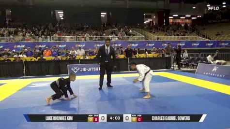Luke Khunhee Kim vs Charles Gabriel Bowers 2026 Pan Kids Jiu-Jitsu IBJJF Championship