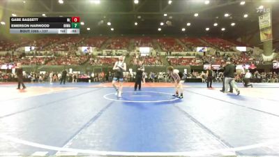 137 lbs Champ. Round 3 - Gabe Bassett, Mizfits (Libby) vs Emerson Harwood, Black Hills Wrestling Academy