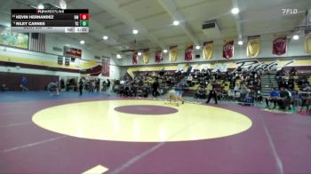 165 lbs Quarterfinal - Kevin Hernandez, Desert Mirage vs Riley Carnes, Temescal Canyon