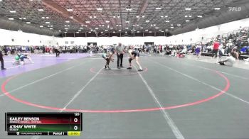 120 lbs Champ. Round 1 - Kailey Benson, Francis Howell Central vs A`Shay White, Staley