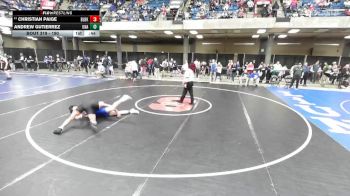 190 lbs Champ. Round 2 - Christian Paige, Unattached vs Andrew Gutierrez, Unattached