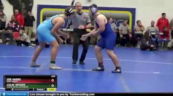 220 lbs Cons. Round 2 - Joe Akers, West Liberty vs Colin Woods, Cedar Rapids Jefferson