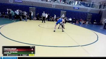 145 lbs Quarterfinal - Tristan Begay, Bulldog Wrestling Club vs Lucas Tryborn, Unaffiliated