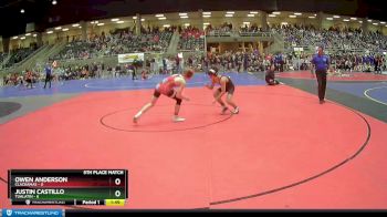 115 lbs Finals (8 Team) - Justin Castillo, Tualatin vs Owen Anderson, Clackamas
