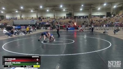 AA 157 lbs Semifinal Cy Fowler Cleveland vs Brodie Melzoni