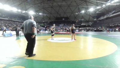 Girls 3A 235 lbs Quarterfinal - Mia Cienega, Everett (Girls) vs Harmony Blake, Hermiston (Girls)