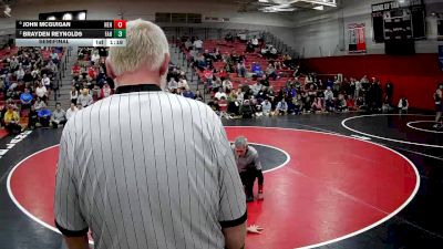 160 lbs Semifinal - John McGuigan, North East Hs vs Brayden Reynolds, Freedom Area Hs