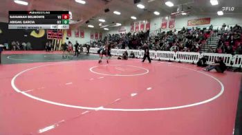 125 lbs Cons. Round 2 - Abigail Garcia, Olympian vs Savannah Belmonte, Vista