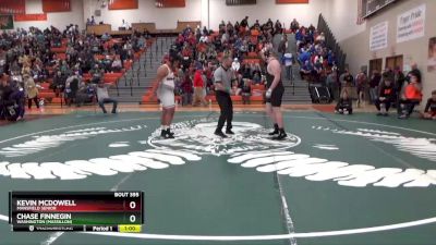 285 lbs Cons. Round 4 - Kevin McDowell, Mansfield Senior vs Chase Finnegin, Washington (Massillon)