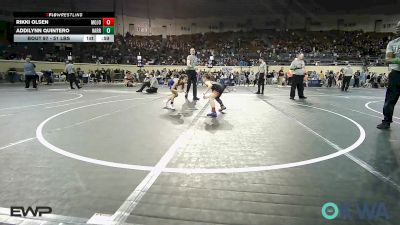 51 lbs Consi Of 8 #2 - Rikki Olsen, Mojo Grappling Academy vs Addilynn Quintero, Harrah Little League Wrestling