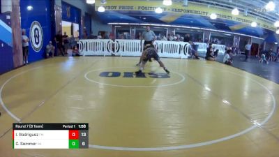 132 lbs Round 7 (8 Team) - Cannon Sommer, OutKast WC vs Izak Rodriguez, Funky Monkey