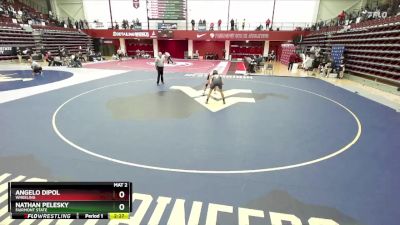 133 lbs Cons. Round 2 - Nathan Pelesky, Fairmont State vs Angelo DiPol, Wheeling