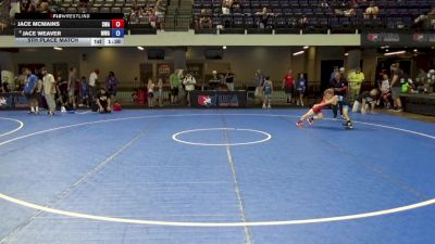 56 lbs 5th Place Match - Jace McMains, Sebolt Wrestling Academy vs Jace Weaver, Moen Wrestling Academy