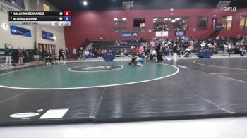 124 lbs Semifinal - Kalayah Edwards, Emmanuel University vs Alyssa Mahan, Presbyterian