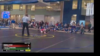 84 lbs Round 1 - Tyrus Connors, Clear Creek vs Pierce Maki, Sage Valley