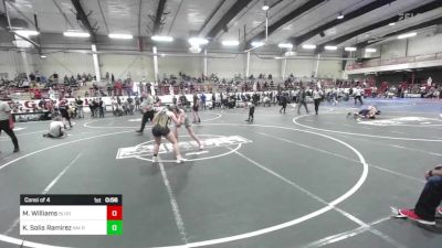 130 lbs Consi Of 4 - Mackenzie Williams, Bloomfield Wildcats vs Karen Solis Ramirez, NM Royalty