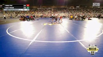 G5A-115 lbs 3rd Place Match - Tiana Fox, CACHE (Girls) vs Lizzy Pryor, CHANDLER (Girls)