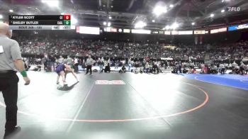 130 lbs Cons. Semi - Kyler Scott, Century vs Shelby Butler, Eagle