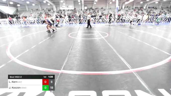 138 lbs Rr Rnd 2 - Leo Kern, Grit Mat Club Red vs Jesse Koczon, OBWC ...