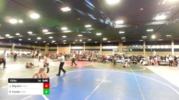 102 lbs Consi Of 16 #2 - Julian Bigueur, Yucaipa Thunder WC vs Perry Fowler, Syracuse