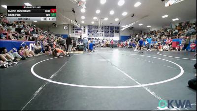 98 lbs Rr Rnd 2 - Elijah Robinson, Domination Dawgs vs Baze Fox, Cowboy Wrestling Club