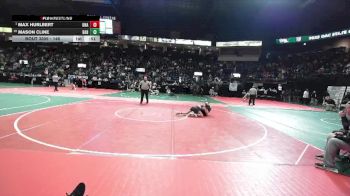 146 lbs 5th Place Match - Max Hurlbert, Unattached vs Mason Cline, BAB1