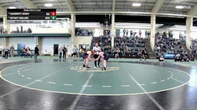 197 lbs Quarterfinal - Garrett Eddy, Davis & Elkins vs Wyatt Miller, Grand Valley State