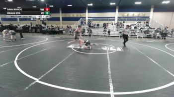 102 lbs Round Of 16 - Sava Bojicic, Poway Elite vs Kellen Eva, Atc