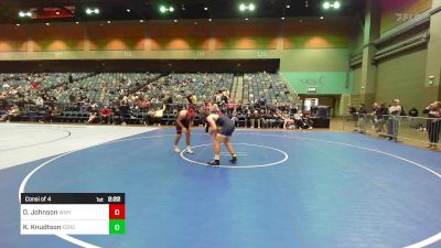 184 lbs Consi Of 4 - Darion Johnson, Western Wyoming vs Kyle Knudtson, Eastern Oregon