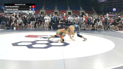 144 lbs Champ. Rd Of 128 - Helo Blackwell, California vs Mason Bauer, Ohio