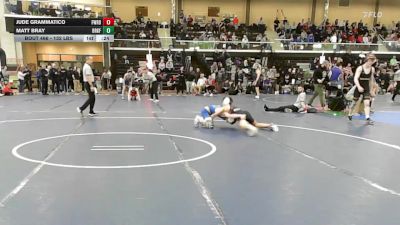 132 lbs Consi Of 8 #2 - Jude Grammatico, Fairfield Warde vs Matt Bray, Brookfield/Shepaug